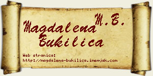 Magdalena Bukilica vizit kartica